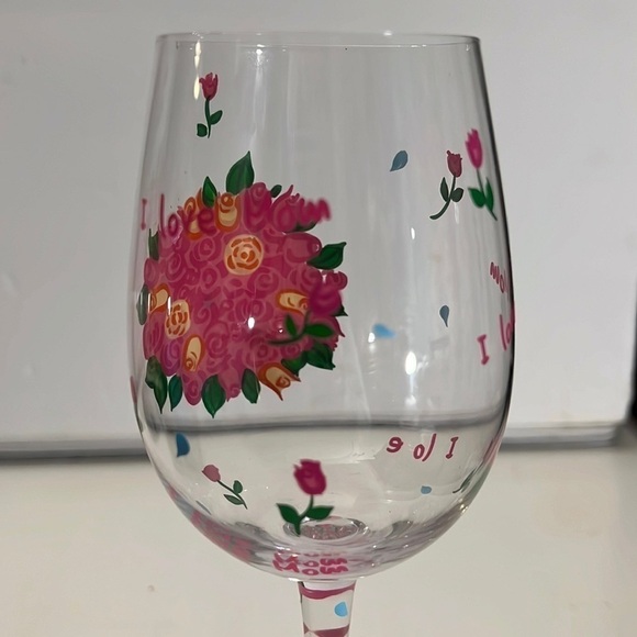 Lolita Mom’s Bouquet Artisan Painted Love My Wine - Picture 4 of 7